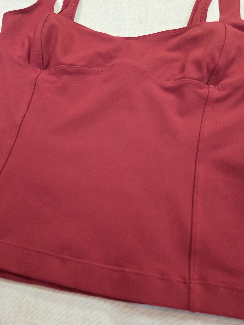 Free People Intimately Somewhere Sometime Tank Burgundy Wine Red Small - Picture 6 of 10